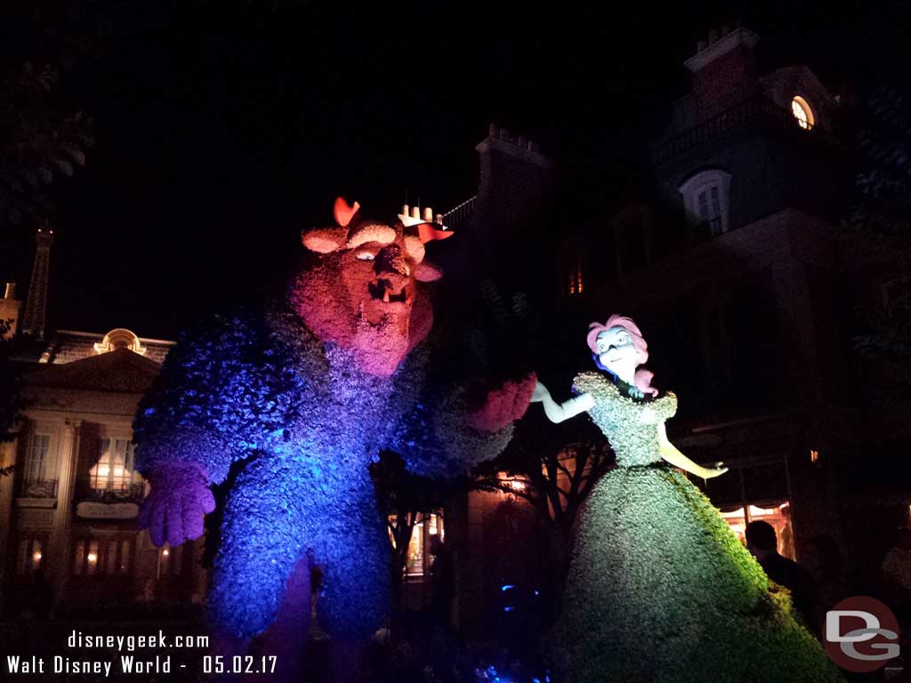 Beauty and the Beast Topiaries in France
