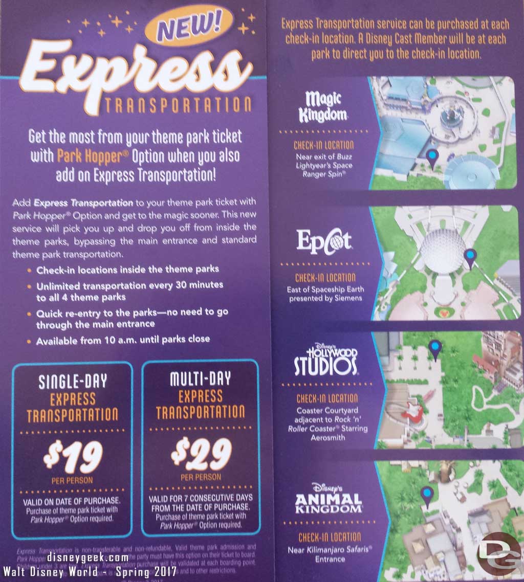 Express Transportation Flyer