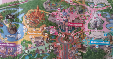 Disneyland Park Map as of June 2017 - Featured