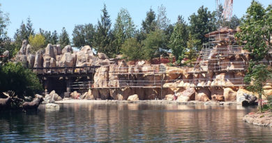 Rivers of America from Tom Sawyer Island - Construction Featured