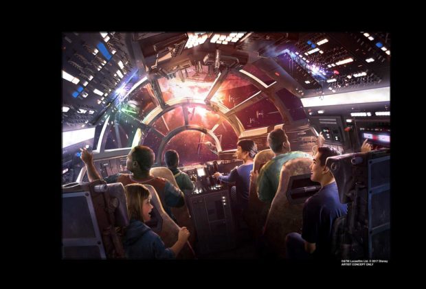 Image WDPR Star Wars Millennium Falcon Attraction