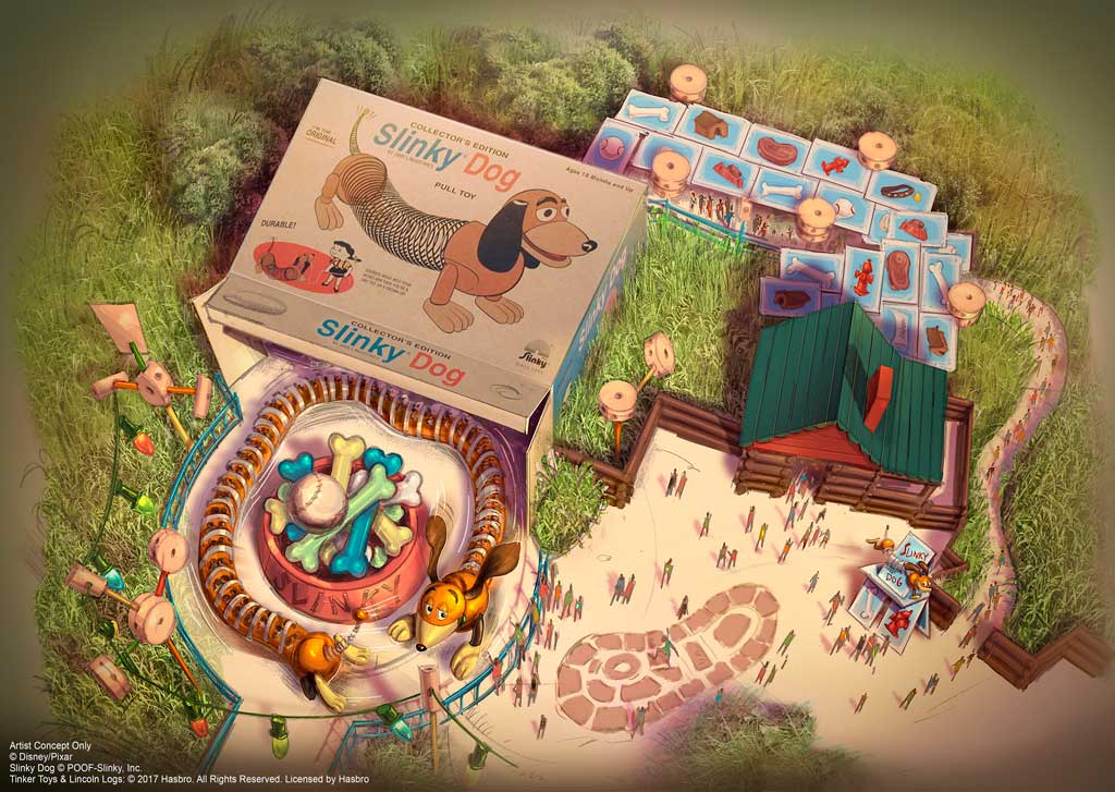 Slinky Dog Spin rendering