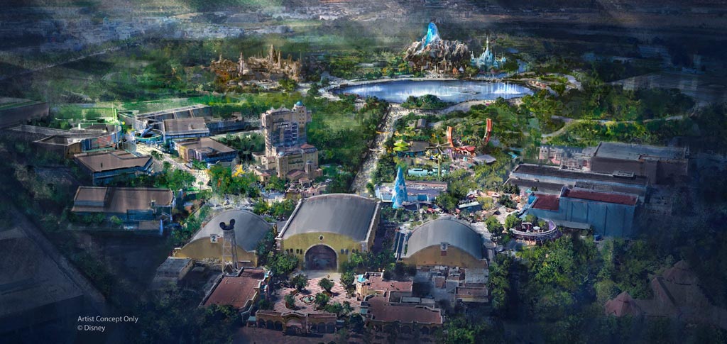 Disneyland Paris Studios Expansion Concept Art