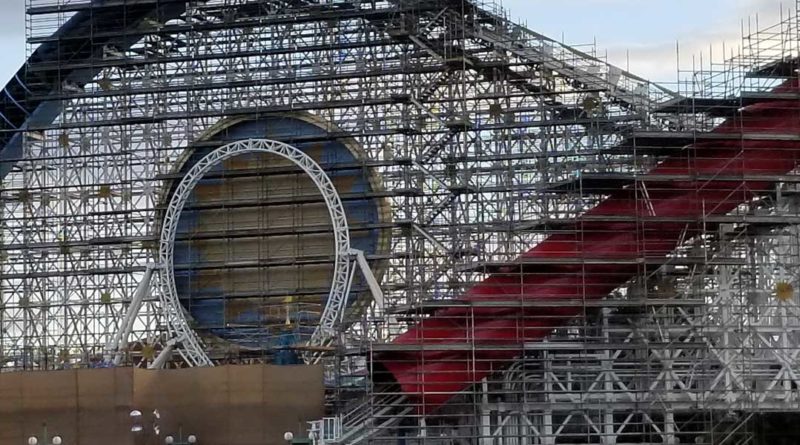 Pixar Pier Construction - Incredicoaster