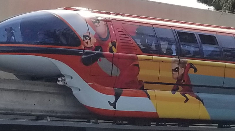 Monorail Orange Incredibles for Pixar Fest