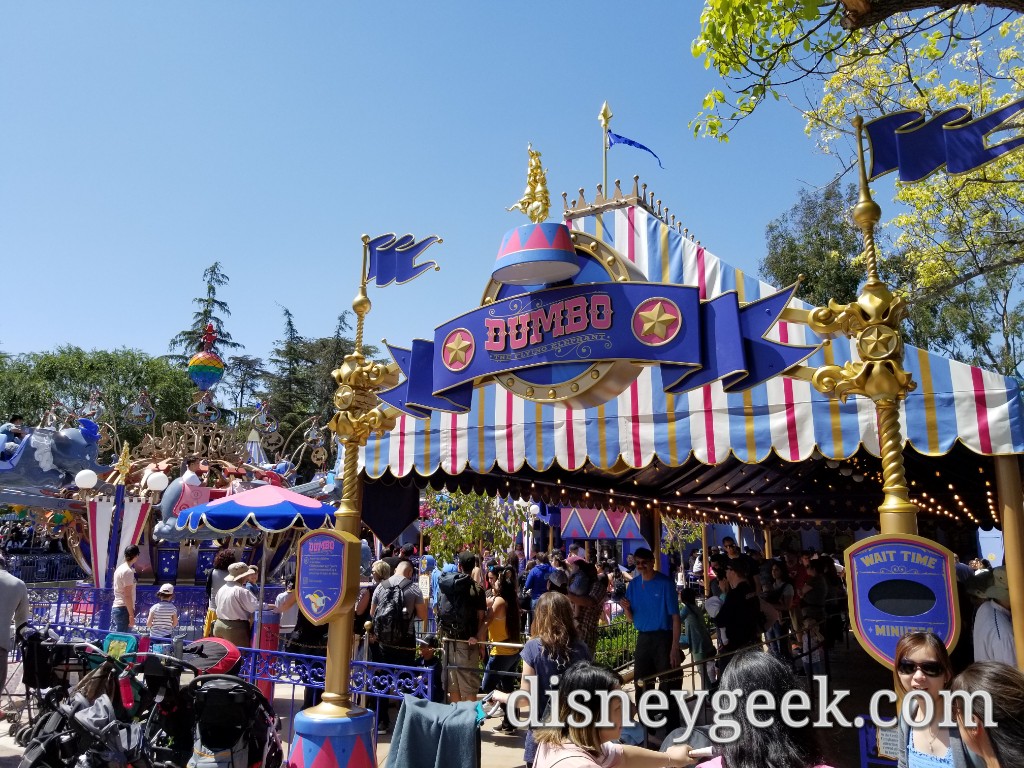 Dumbo queue at Disneyland