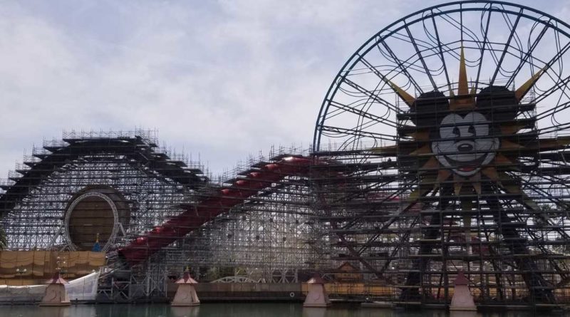 Pixar Pier Construction