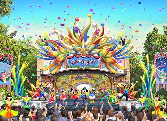 “Let’s Party Gras!” at Tokyo Disneyland