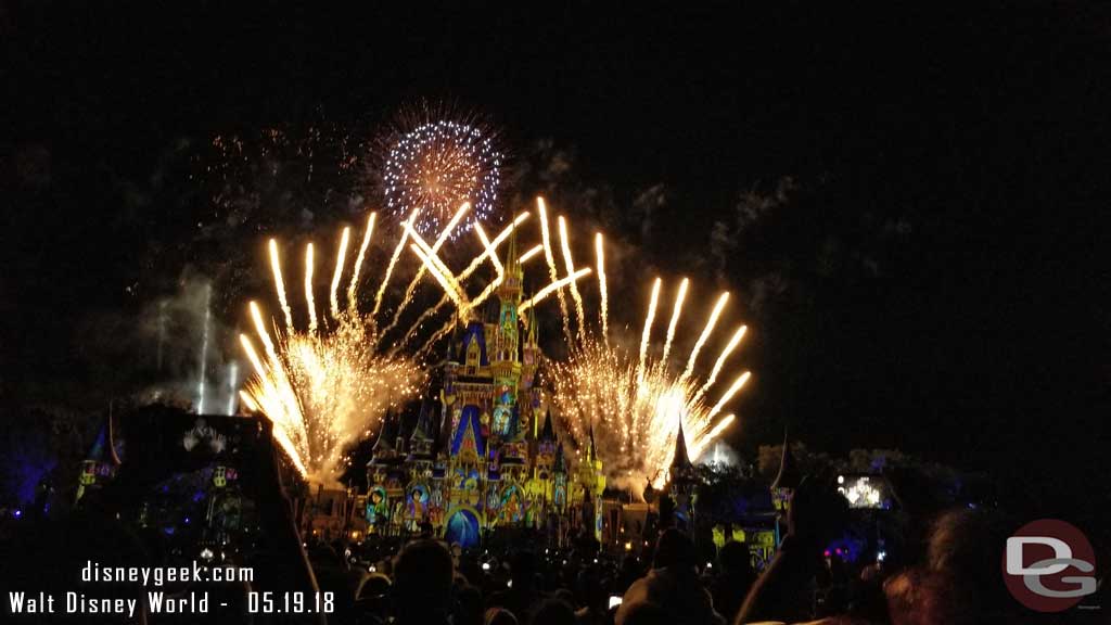Happily Ever After at the Magic Kingdom in Walt Disney World
