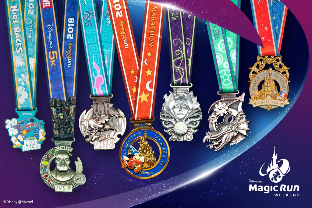 Disneyland Paris 2018 Medals 