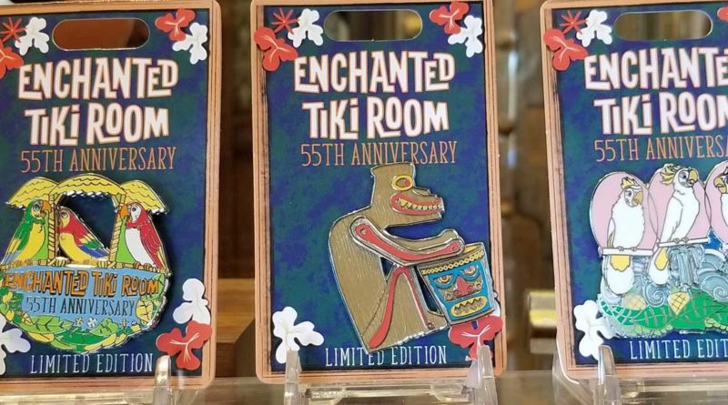 Tiki Room 55th Anniversary Pins