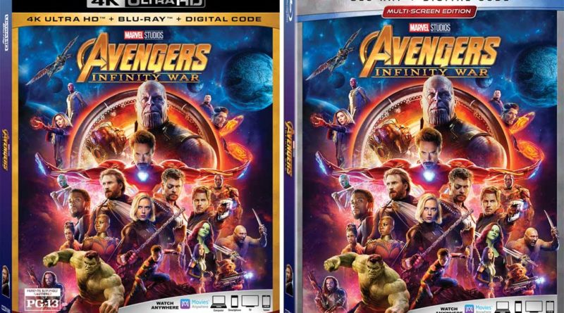 Avengers Infinity War Home Video