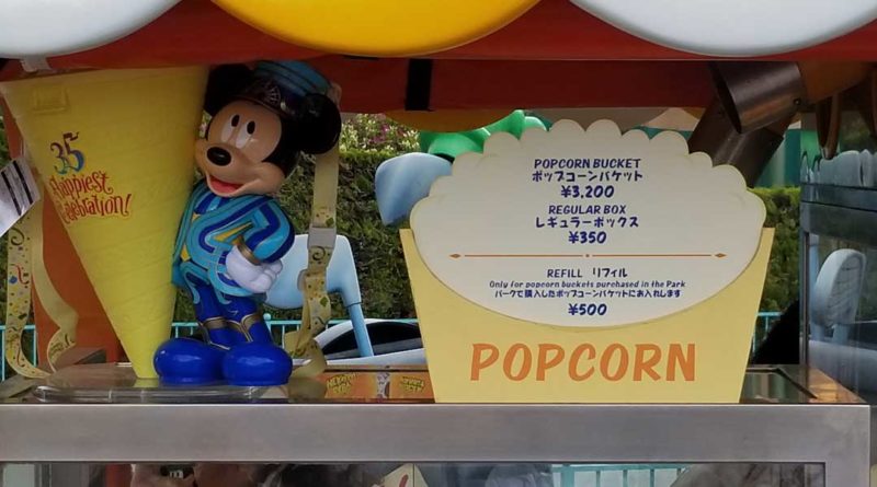 Tokyo Disneyland Popcorn Bucket