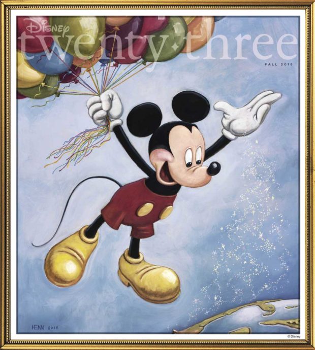 Disney Twenty-Three Fall 2018 Issue Cover - 90 Years of Mickey