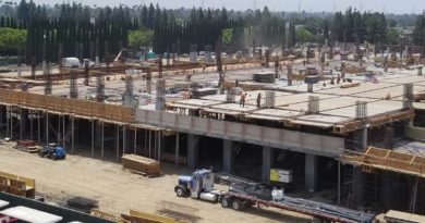 Disneyland Parking Structure Construction 8/24