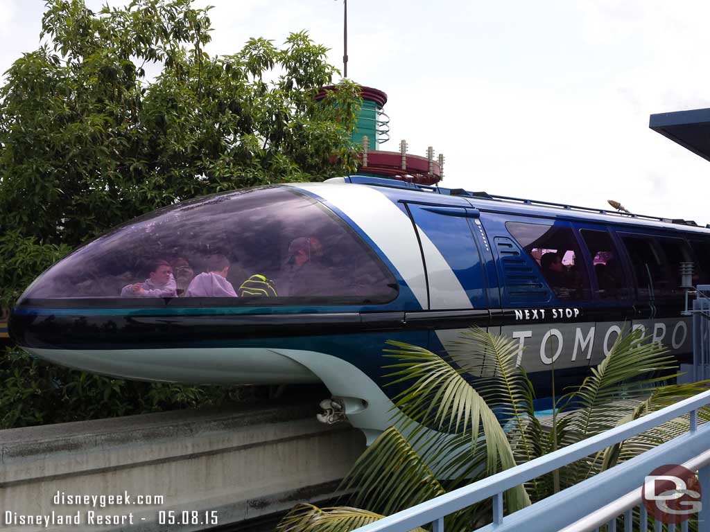 Disneyland Monorail Blue - 2015 - Tomorrowland Movie 