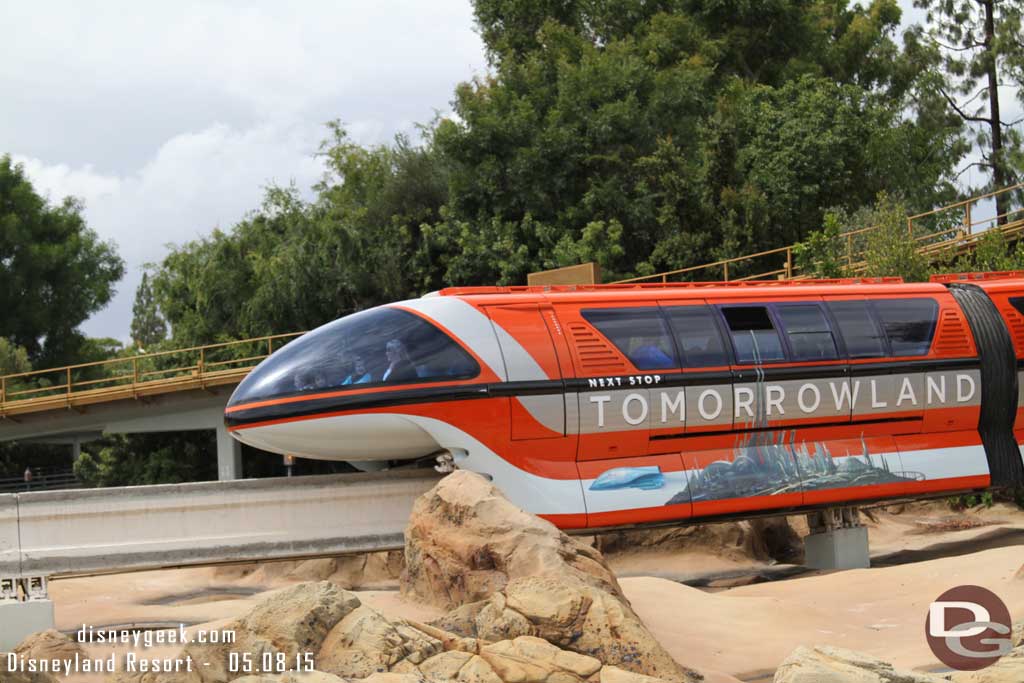 Disneyland Monorail Orange - 2015 - Tomorrowland Movie 