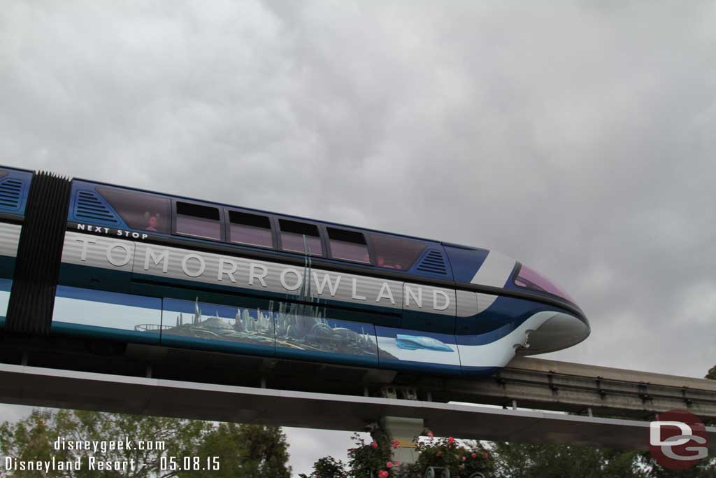 Disneyland Monorail Blue - 2015 - Tomorrowland Movie 