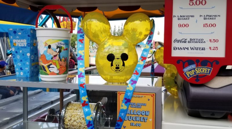 Popcorn Bucket Choices On Pixar Pier The Geek S Blog Disneygeek Com - popcorn bucket roblox