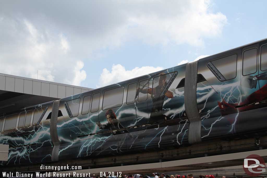 April 2012 - Walt Disney World - Avengers Monorail