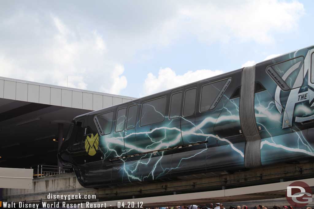 April 2012 - Walt Disney World - Avengers Monorail
