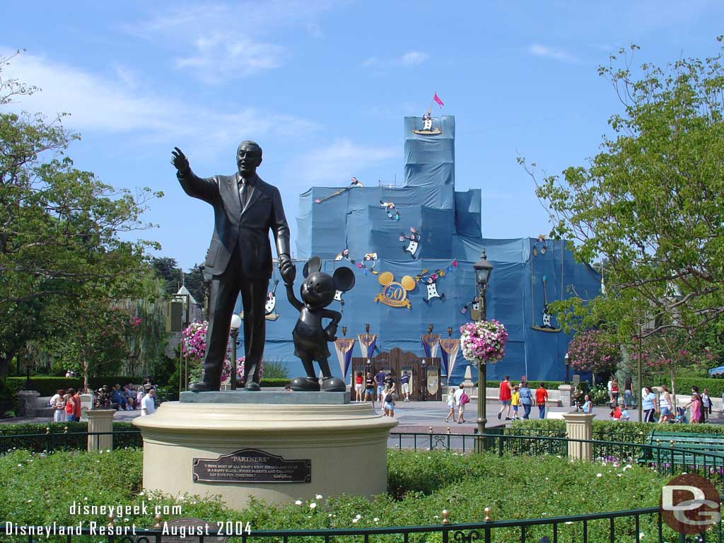 Disneyland Castle Renovation - 2004