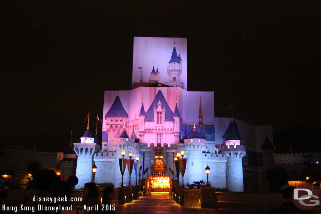 Hong Kong Disneyland - Sleeping Beauty Castle Renovation 2015