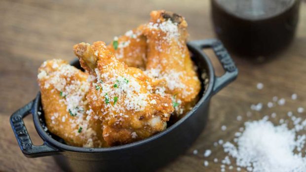 Cluck-A-Doodle-Moo - Salt and Vinegar Parmesan Chicken Wings