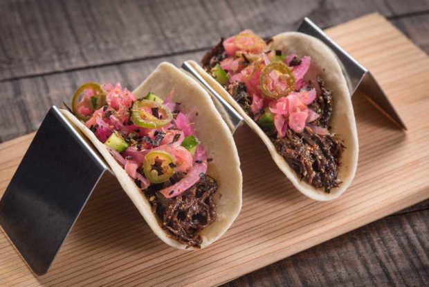 LA Style - Asian-style Beef Barbacoa Taco with Pickled Ginger