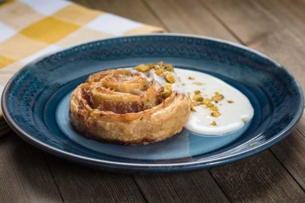 Nuts About Cheese - Ham and Vella Jack Cheese Pinwheel with Smoked Pistachios