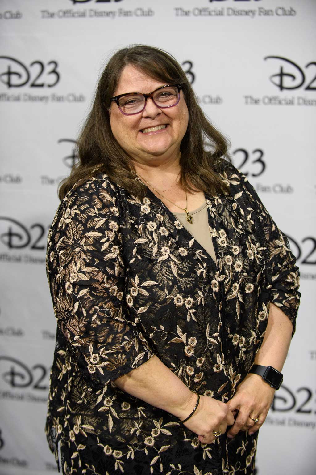 Walt Disney Archives director Becky Cline at D23’s 10-Year FAN-niversary Celebration at the Walt Disney Studios, March 10, 2019.
