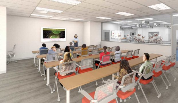 Kitchen Classroom Rendering