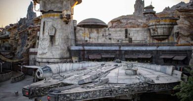 Star Wars: Galaxy's Edge at Disneyland Park in Anaheim, California, and at Disney's Hollywood Studios in Lake Buena Vista, Florida, is Disney's largest single-themed land expansion ever at 14-acres each, transporting guests to Black Spire Outpost, a village on the planet of Batuu. Guests will discover two signature attractions. Millennium Falcon: Smugglers Run (pictured), available opening day, and Star Wars: Rise of the Resistance, opening later this year. (Richard Harbaugh/Disney Parks)
