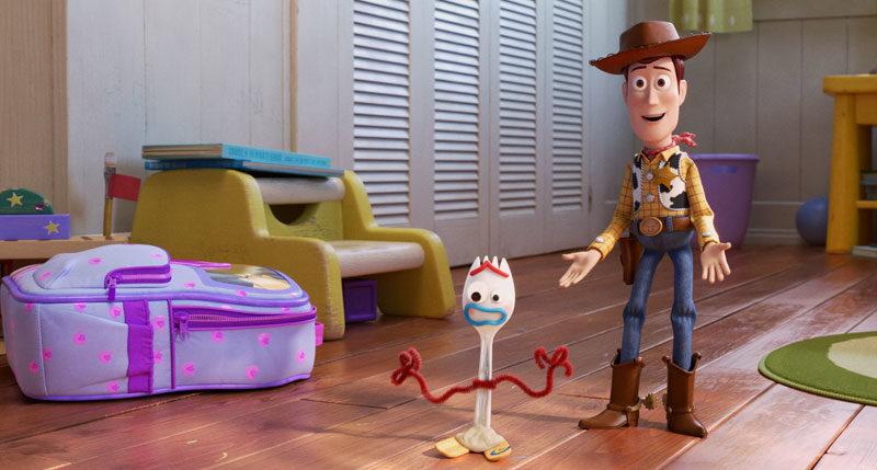 NEW FRIEND! – In Disney and Pixar’s “Toy Story 4,” Bonnie makes a new friend in kindergarten orientation—literally. When Forky—Bonnie’s craft-project-turned-toy—declares himself trash and not a toy, Woody takes it upon himself to show Forky why he should embrace being a toy. Featuring the voices of Tony Hale and Tom Hanks as Forky and Woody, “Toy Story 4” opens in U.S. theaters on June 21, 2019.