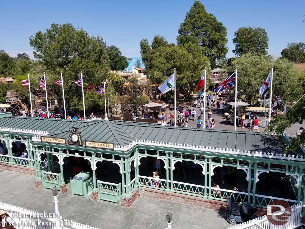 Frontierland Landing from the Mark Twain Riverboat