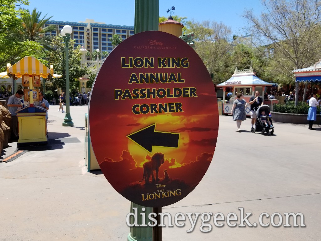 Annual Passholder Corner Available Under The Silly Symphony