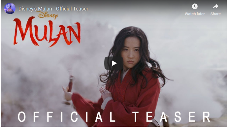 Mulan Teaser Trailer