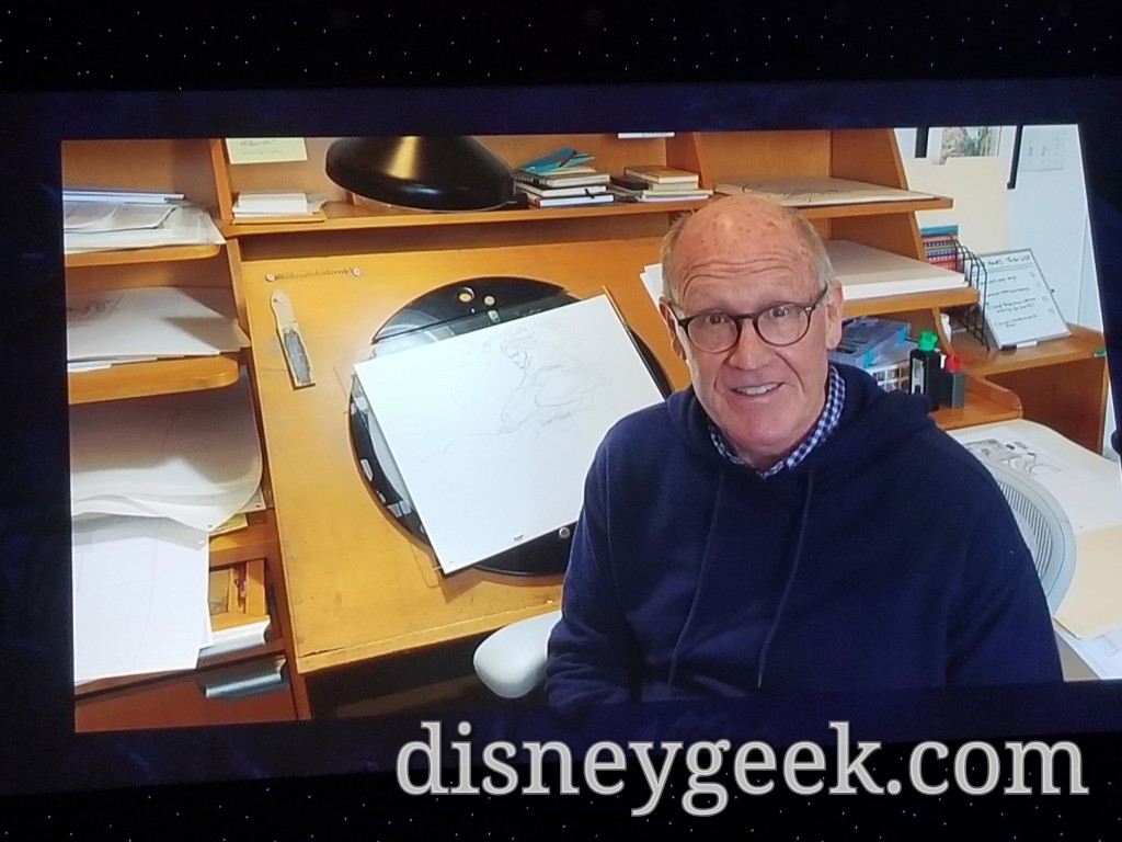 A video message from Disney Animation Legend Glenn Keane who was unable to attend.