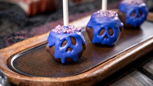 Throughout Disneyland Park, Disney California Adventure Park and Downtown Disney, guests will find these Cauldron Cake Pops made with chocolate. (David Nguyen/Disneyland Resort)