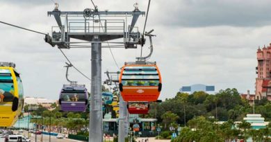 Disney Skyliner will begin carrying guests high above Walt Disney World Resort in Lake Buena Vista, Fla., on Sept. 29, 2019. The state-of-the-art transportation system will feature custom cabins that glide through the air, conveniently transporting guests between Disney’s Hollywood Studios and Epcot to four resort hotels – Disney’s Art of Animation Resort, Disney’s Caribbean Beach Resort, Disney’s Pop Century Resort and the new Disney’s Riviera Resort, scheduled to open in December 2019. (David Roark, Photographer)
