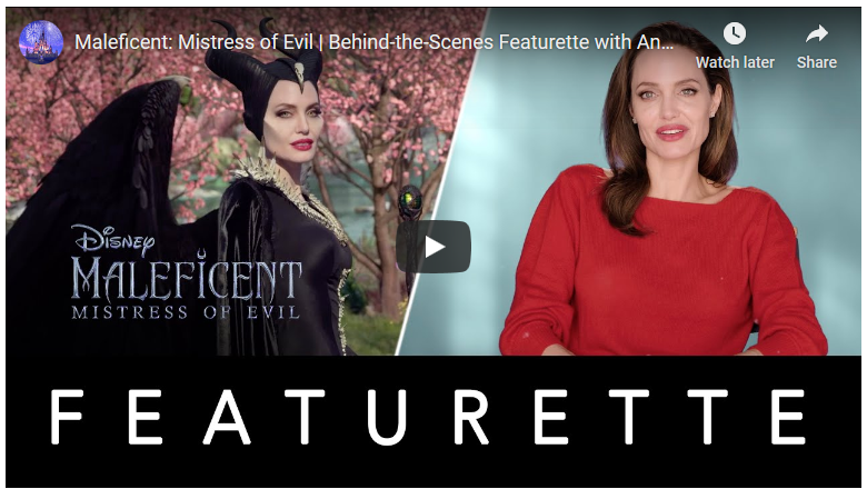 Maleficent Mistress of Evil – Behind the Scenes Featurette