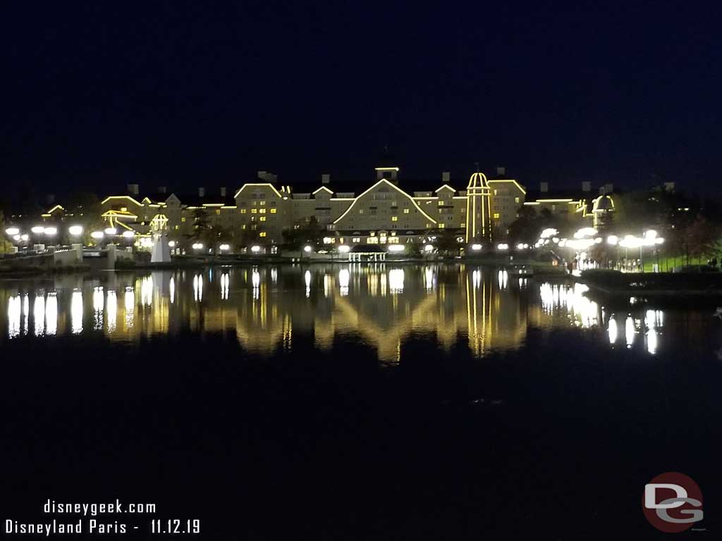 Disney's Newport Bay Club across the lake