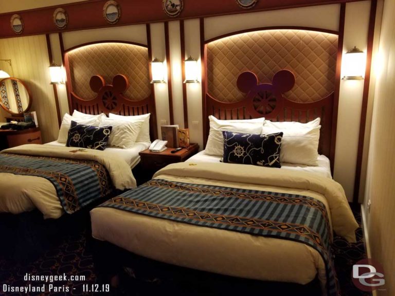 Disneyland Paris Compass Club Room Experience Disney’s Newport Bay Club The Geek