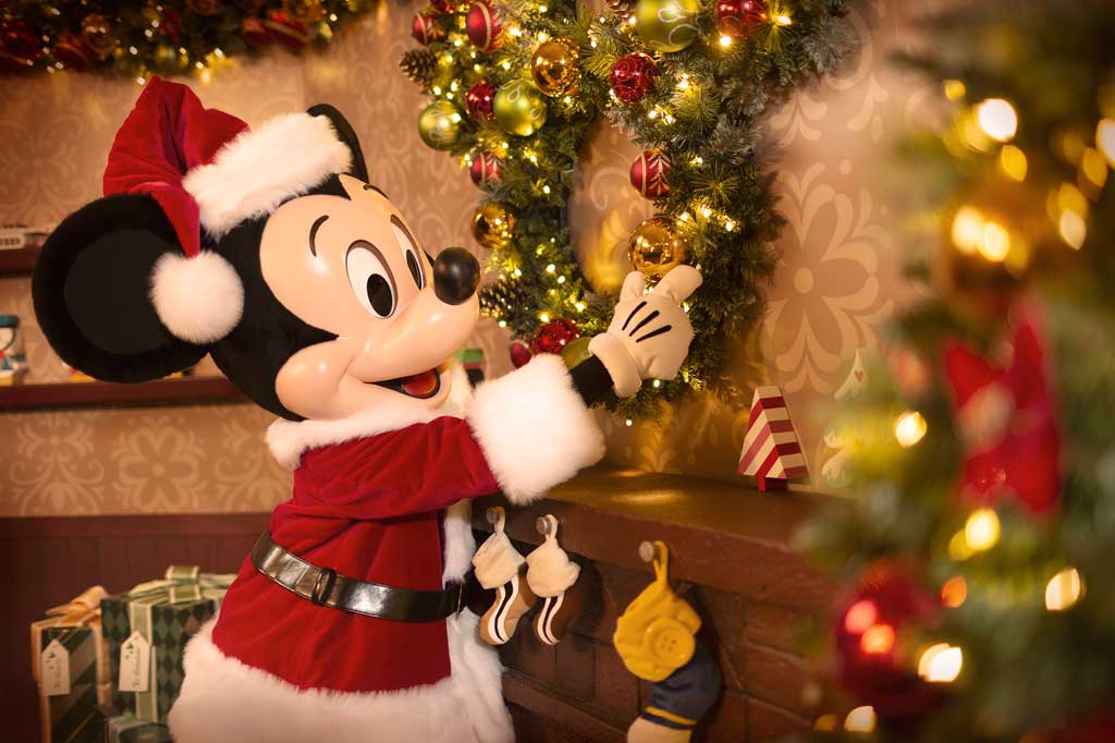 Mickey and Friends will all be dressed in their festive new outfits during “A Disney Christmas,” at the “Jingle and Mingle with Santa Mickey” at The Annex on Main Street, U.S.A.