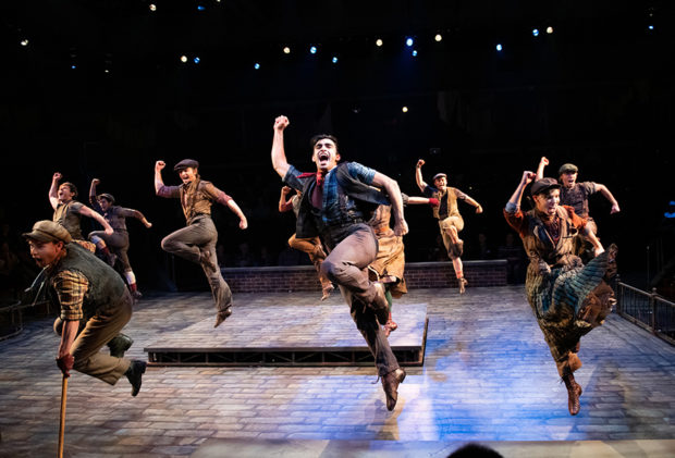 Cast of Disney's Newsies at Arena Stage