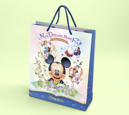 Paper gift bag for Tokyo Disneyland Hotel and Disney Ambassador Hotel