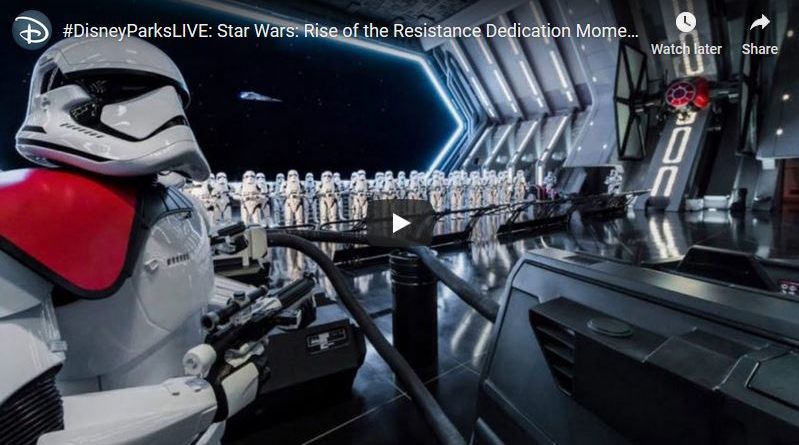 Star Wars: Galaxy's Edge Dedication Moment Webcast