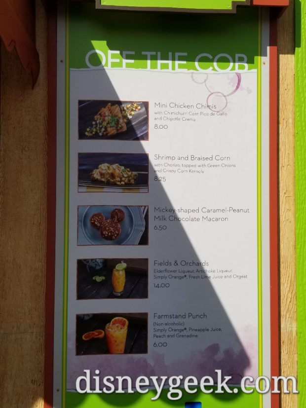 Pictures DCA Food & Wine Festival Marketplace Signs & Menus The Geek