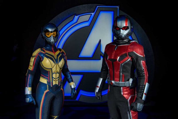 Ant-Man (right) and The Wasp will appear at Disneyland Resort for the first time when Avengers Campus opens this summer. (Joshua Sudock/Disneyland Resort)