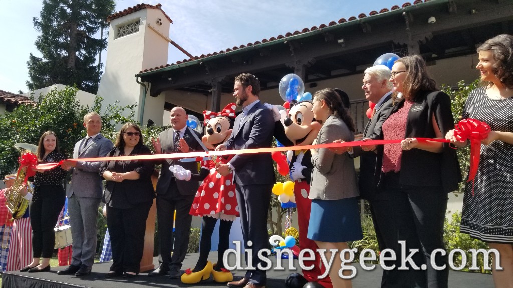 The ribbon cutting moment